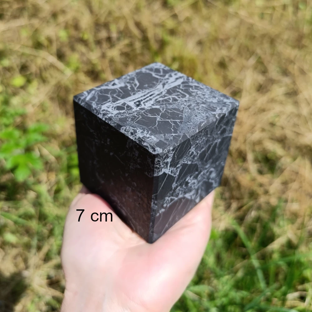 Schungit-Würfel 3 x 3 cm unpoliert