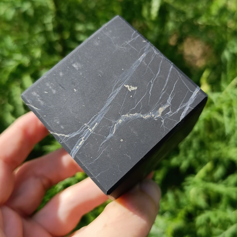 Schungit-Würfel 3 x 3 cm unpoliert