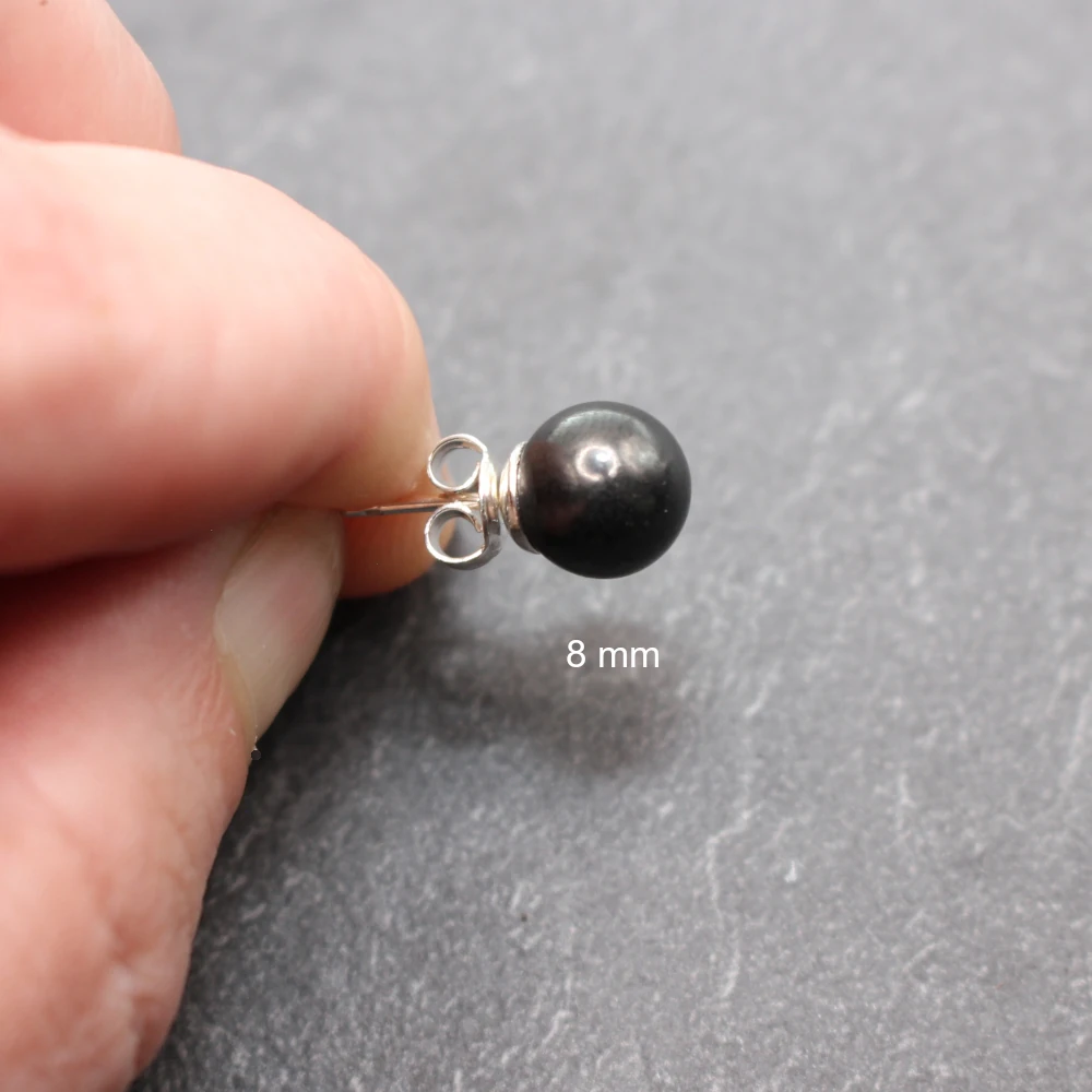 Schungit Stecker Donna Acht Millimeter